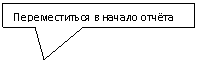 Rectangular Callout: Переместиться в начало отчёта